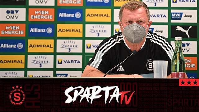 Tisková konference před Rapidem