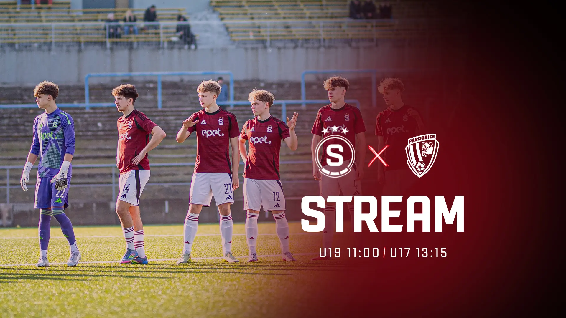 ŽIVĚ: Sparta U19 a U17 - Pardubice
