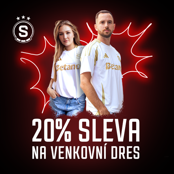 Fanshop sleva 20 % na venkovní dres